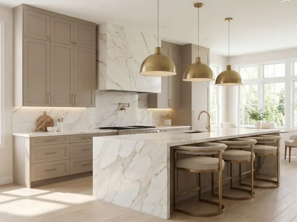 Luxury kitchen remodel by CMK Construction